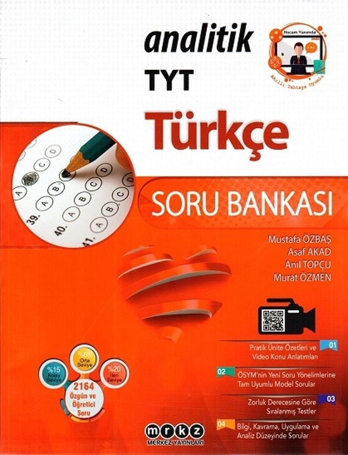 TYT Türkçe Analitik Soru Bankası Merkez Yayınları