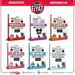 Benim Hocam Yayınları TYT Matematik Türkçe Fizik Kimya Biyoloji ve TYT AYT Geometri Soru Bankası Seti