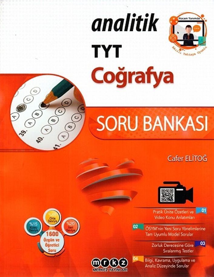TYT Coğrafya Analitik Soru Bankası Merkez Yayınları