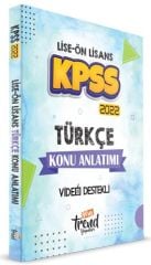 2022 KPSS Lise Ön Lisans Türkçe Konu Anlatımı Yeni Trend