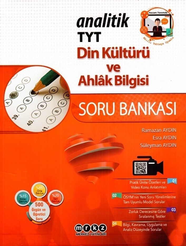 TYT Din Kültürü ve Ahlak Bilgisi Analitik Soru Bankası Merkez Yayınları