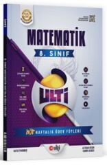8. Sınıf LGS Matematik Haftalık Ödev Föyleri Ulti Yayınları