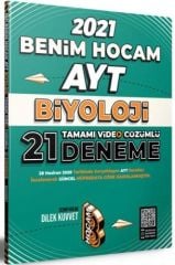 2021 AYT Biyoloji Tamamı Video Çözümlü 21 Deneme Benim Hocam Yayınları