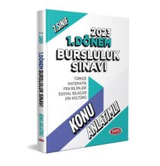 7. Sınıf 1.Dönem Bursluluk Sınavı Konu Anlatımlı Data Yayınları