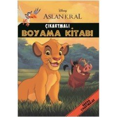 Disney Aslan Kral Çıkartmalı Boyama Kitabı