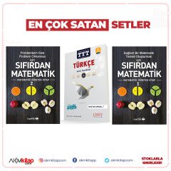 Sıfırdan Adım Adım Matematik 1 ve 2 İle Limit TYT Türkçe Soru Bankası 3 Kitap Set