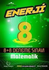 8. Sınıf Matematik Enerji 8+8 Deneme Sınavı Palme Yayınları