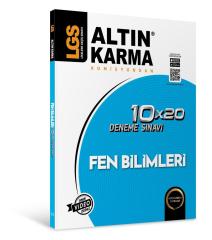 8.Sınıf LGS Fen Bilimleri 10x20 Deneme Sınavı Altın Karma Yayınları