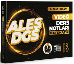 2022 ALES DGS Matematik Video Ders Notları Benim Hocam