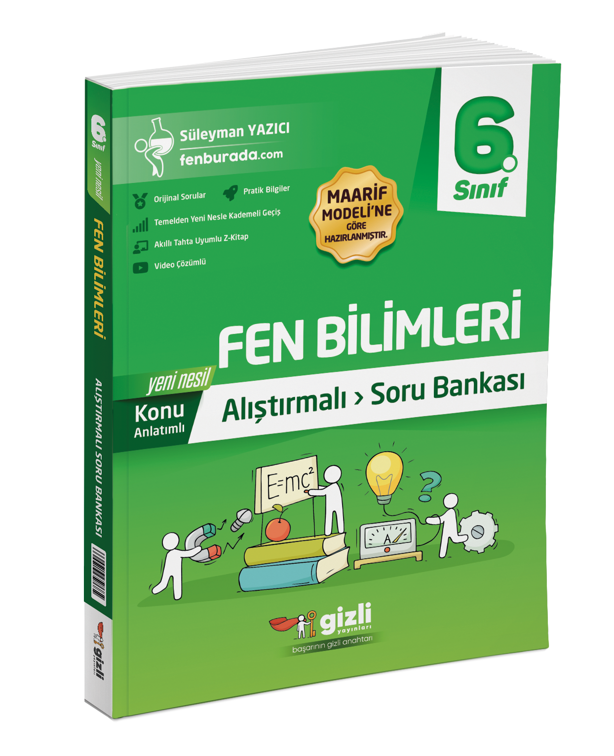 6. Sınıf Fen Bilimleri Alıştırmalı Soru Bankası Gizli Yayınları