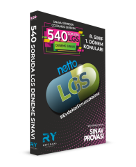 LGS 8. Sınıf 1. Dönem NETTO 6 lı Deneme Sınav Provası Referans Yayınları