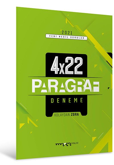 2021 TYT Yeni Nesil Kolaydan Zora 4x22 Paragraf Deneme Marka Yayınları