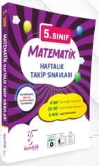 5. Sınıf Matematik Haftalık Takip Sınavları Karekök Yayınları
