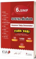 6. Sınıf Sosyal Bilgiler Fark Var Kazanım Takip Denemeleri KVA Yayınları