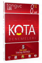 8. Sınıf LGS KOTA Konu Taramaları İnkılap Kotası Tonguç Akademi