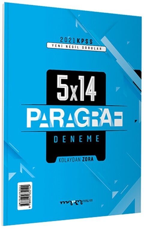 2021 KPSS Yeni Nesil Kolaydan Zora 5x14 Paragraf Deneme Marka Yayınları