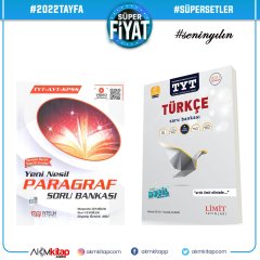 Limit TYT Türkçe ve Nitelik Yayınları Paragraf Soru Bankası Seti 2 Kitap