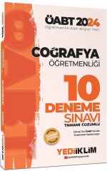 2024 ÖABT Coğrafya Öğretmenliği 10 Deneme Yediiklim Yayınları
