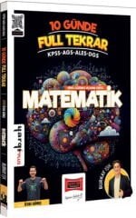 KPSS ALES DGS AGS 10 Günde Full Tekrar Matematik Video Çözümlü ve Konu Özetli Yargı Yayınları
