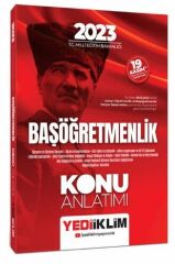 2023 T.C. Millî Eğitim Bakanlığı Başöğretmenlik Konu Anlatımı Yediiklim Yayınları