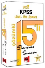 2020 KPSS Lise Ön Lisans 15 li Çözümlü Deneme Sınavı Yargı Yayınları