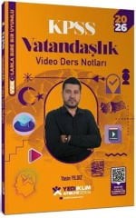 2026 KPSS Vatandaşlık Atölye Video Ders Notları Yediiklim Yayınları