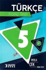 5. Sınıf Türkçe Konu Testi İşleyen Zeka Yayınları