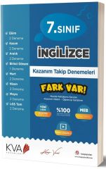7. Sınıf İngilizce Fark Var Kazanım Takip Denemeleri KVA Yayınları