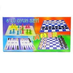 Kamer 4 Lü Oyun Seti Karton