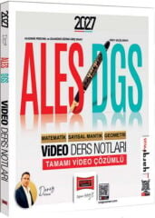 2027 ALES DGS Matematik Sayısal Mantık Geometri Video Ders Notları Yargı Yayınları