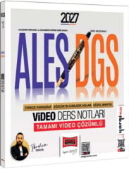 2027 ALES DGS Türkçe Paragraf Sözcükte Anlam Sözel Mantık Video Ders Notları Yargı Yayınları