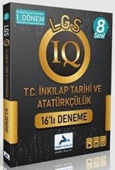 8. Sınıf IQ İnkılap Tarihi 16 lı Deneme 1. Dönem Konuları PRF Yayınları