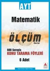 AYT Matematik Ölçüm Serisi Konu Tarama Föyleri Delta Kültür