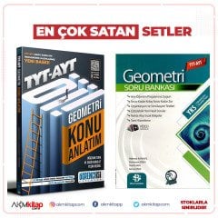 Öğrenci İşi TYT AYT Geometri Konu Anlatımı ve Bilgi Sarmal Geometri Soru Bankası Seti 2 Kitap