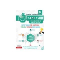 8. Sınıf Din Kültürü ve Ahlak Bilgisi Defter Tadında Tane Tane Nartest Yayınları
