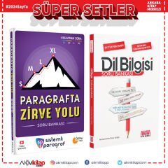 Sistemli Paragrafta Zirve Yolu ve AKM Dil Bilgisi Soru Bankası Seti 2 Kitap