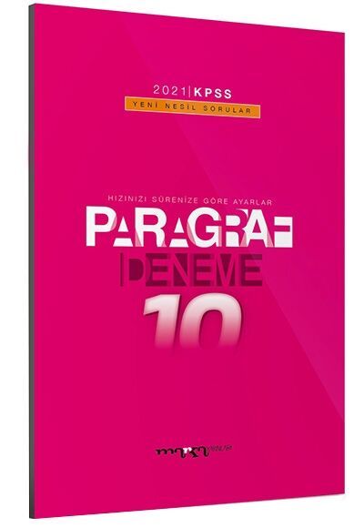 2021 KPSS Paragraf Yeni Nesil 10 Deneme Marka Yayınları