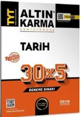 TYT Tarih 30 x 5 Deneme Altın Karma Yayınları