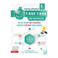 8. Sınıf Fen Bilimleri Tane Tane Soru Bankası Nartest Yayınları