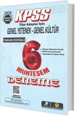 2026 KPSS Genel Yetenek Genel Kültür Muhteşem 6 Deneme Tasarı Yayınları