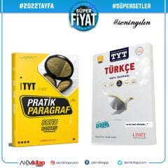 Limit TYT Türkçe ve İndeks Akademi Pratik Paragraf Soru Bankası Seti 2 Kitap