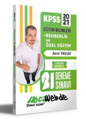 2021 KPSS Eğitim Bilimleri Rehberlik ve Özel Eğitim Tamamı Çözümlü 21 Deneme Sınavı Hocawebde Yayınları