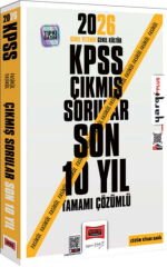 2026 KPSS Genel Kültür Genel Yetenek Tüm Dersler Tamamı Çözümlü Son 10 Yıl Çıkmış Sorular Yargı Yayınları