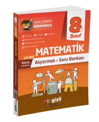 8. Sınıf LGS Matematik Alıştırmalı Soru Bankası Gizli Yayınları