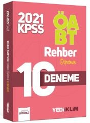 2021 ÖABT Rehber Öğretmen Tamamı Çözümlü 10 Deneme Yediiklim Yayınları