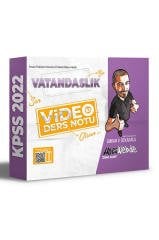 2022 KPSS Vatandaşlık Video Ders Notu HocaWebde Yayınları