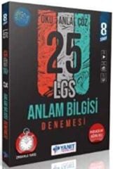 8. Sınıf Anlam Bilgisi 25 Deneme Yanıt Yayınları