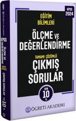 2024 KPSS Eğitim Bilimleri Ölçme ve Değerlendirme Tamamı Çözümlü Çıkmış Sorular Öğreti Akademi
