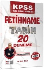KPSS FETİHNAME Tarih 20 Deneme Sınavı Bekir Çelik