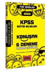 2022 KPSS Eğitim Bilimleri Tüm Dersler Tamamı Çözümlü Konuşan 6 Deneme Yargı Yayınları